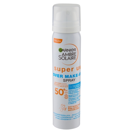 Garnier Ambre Solaire Super Uv Over Make-up Spray 50+ 75 ml